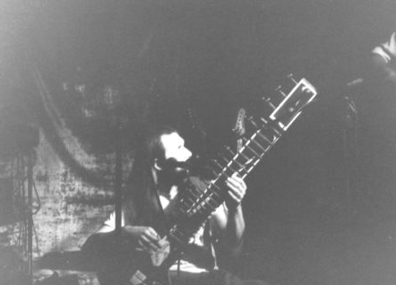 Bill playing Sitar live 1981